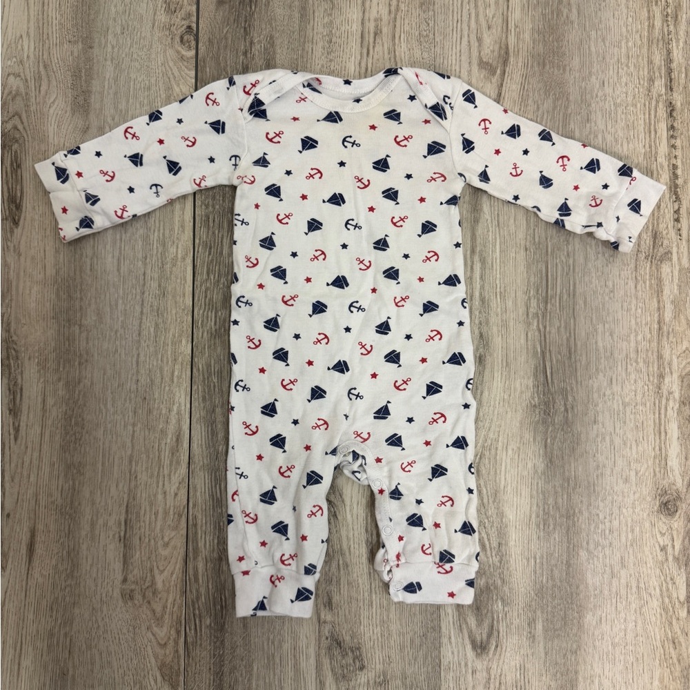 Nautical Print Kids One Piece